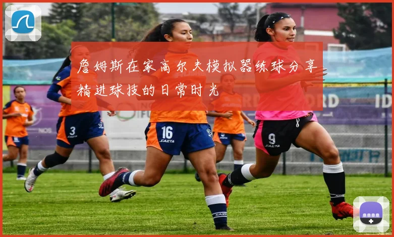詹姆斯在家高尔夫模拟器练球分享精进球技的日常时光